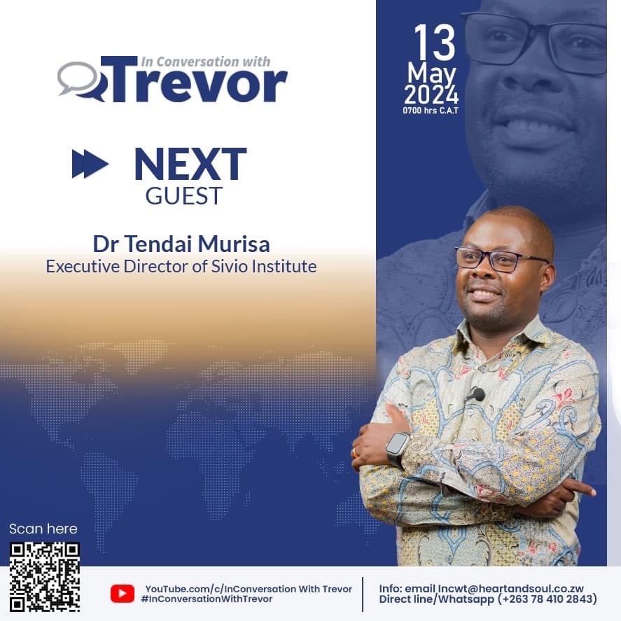 Dr Tendai Murisa, Executive Director Of Sivio Institute In Conversation With Trevor