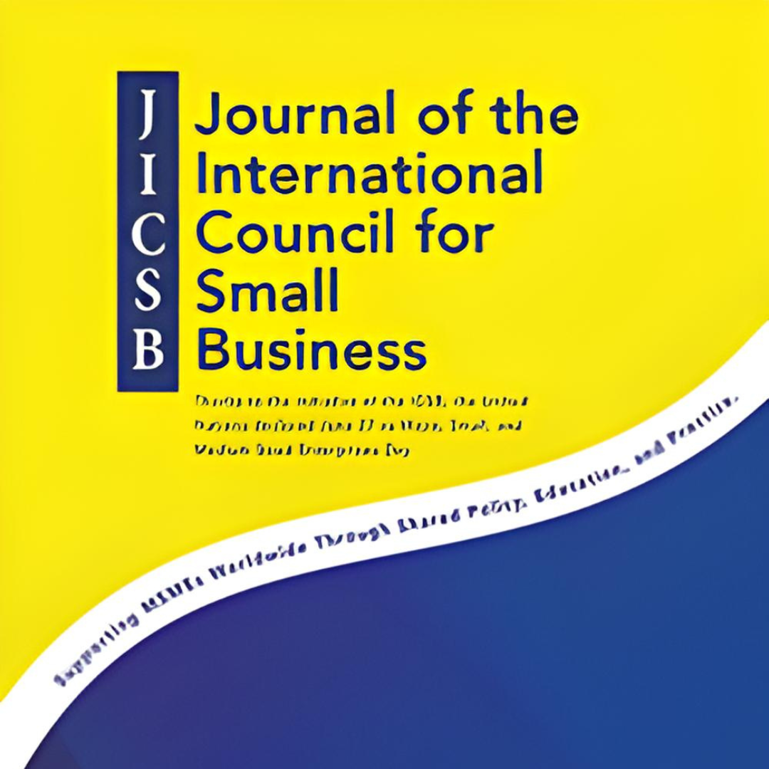 PUBLISHED JOURNAL ARTICLE IN THE JOURNAL OF THE INTERNATIONAL COUNCIL FOR SMALL BUSINESS