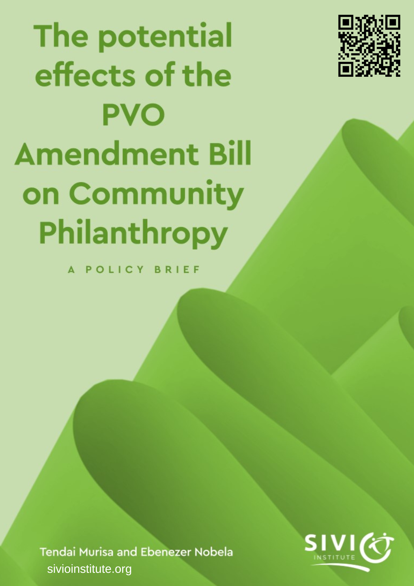 The Potential Effects of the PVO Amendment Bill on Community Philanthropy